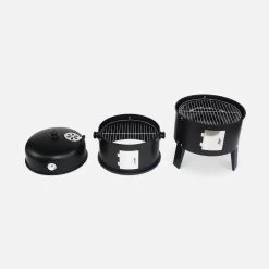 Barbecue Fumoir Charbon De Bois Ø38cm -Outdoor Living Soldes bbqsmk80bk a88230c70fe3f1b4d7d48b15c2283ca8