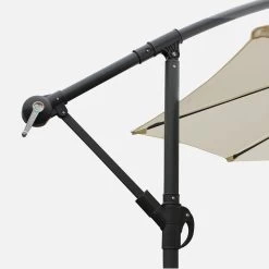 Parasol Déporté Rond Ø300cm Couleur : Ecru 7 Parasol Déporté Rond Ø300cm Couleur : Ecru -Outdoor Living Soldes bu300ecru f252327ac704331cbb356e334702958e