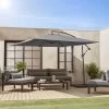 Parasol Déporté Carré 3x3m Couleur : Gris 1 Parasol Déporté Carré 3x3m Couleur : Gris -Outdoor Living Soldes bu3x3gy e82508fc3304af6560e021ad5b82a657
