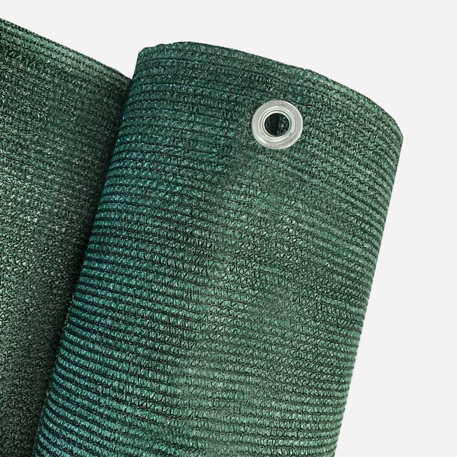 Brise Vue Occultant Vert 10m 150g/m² 4 Brise Vue Occultant Vert 10m 150g/m² – Image 2