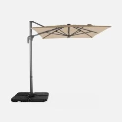 Parasol Déporté Rectangulaire 2x3m Couleur : Beige 10 Parasol Déporté Rectangulaire 2x3m Couleur : Beige -Outdoor Living Soldes cdukd2x3bg 4b4530ae828fae3d365e30ff903e1980