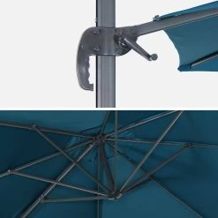 Parasol Déporté Rond Ø 350cm Couleur : Bleu Canard 16 Parasol Déporté Rond Ø 350cm Couleur : Bleu Canard -Outdoor Living Soldes cdukd350bd 2802504bcd6d83ecc8caeec8db397af5