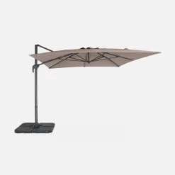 Parasol Déporté Rectangulaire 3x4m Couleur : Taupe 13 Parasol Déporté Rectangulaire 3x4m Couleur : Taupe -Outdoor Living Soldes cdukd3x4bn cd17f513d9f2ab61100a3895a5894713