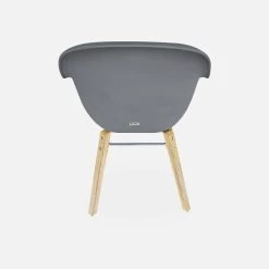 Fauteuil Scandinave Acacia (lot De 2) Couleur : Gris -Outdoor Living Soldes cemarmgyx2 9923295460a1ab005214b338ea030f22