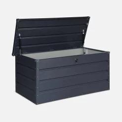 Coffre De Jardin En Métal 385L Couleur : Anthracite 7 Coffre De Jardin En Métal 385L Couleur : Anthracite -Outdoor Living Soldes cjm800at e3591613bc1f34907c0246c1d093c31e