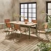 Table De Jardin Bois Et Aluminium 190cm, 6 Chaises Empilables 2 Table De Jardin Bois Et Aluminium 190cm, 6 Chaises Empilables -Outdoor Living Soldes ec190r6aseggy 70c5d8db664885e2aed5d1e51c0a0ae0