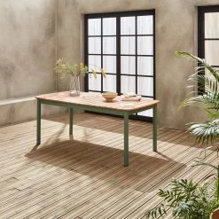 Table De Jardin Bois Et Métal 6 Places -Outdoor Living Soldes ec190r6seggy 059072b726242e06f7e375afc4b8e7ee