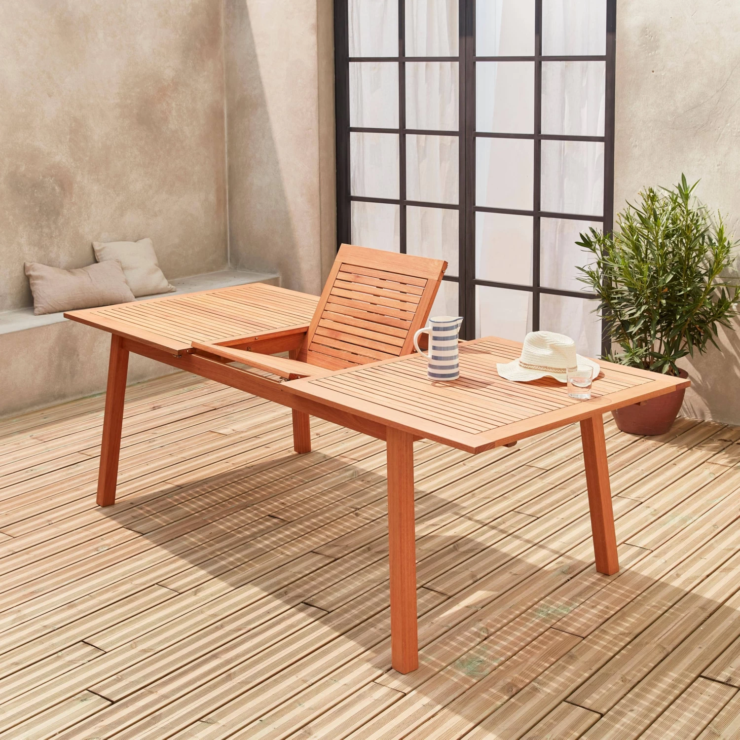 Table De Jardin Extensible Bois 8 à 10 Places 4 Table De Jardin Extensible Bois 8 à 10 Places – Image 2