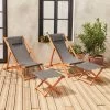Bain De Soleil Et Repose-pieds Bois Eucalyptus Multi Positions (lot De 2) -Outdoor Living Soldes ectxdeckfratx2 fb3c6e38ac9380367bcf943ad0b2525b