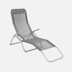 Bain De Soleil Textilène Pliant Avec 2 Positions (lot De 2) Couleur : Anthracite 8 Bain De Soleil Textilène Pliant Avec 2 Positions (lot De 2) Couleur : Anthracite -Outdoor Living Soldes glidx2at dcea2593fb9bd639ac3566d4e071ad2e
