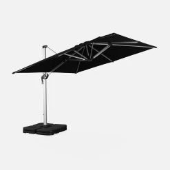 Parasol Déporté Carrée 3x3m Couleur : Noir 10 Parasol Déporté Carrée 3x3m Couleur : Noir -Outdoor Living Soldes hdu3x3bk 03e78512ffc4af94e178f309b0b383a3
