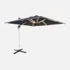 Parasol LED Déporté Carré 3x3m Couleur : Anthracite 2 Parasol LED Déporté Carré 3x3m Couleur : Anthracite -Outdoor Living Soldes hdu3x3leddkgy 8f046414b865f11fd722d40024ada5dd