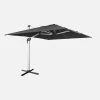 Parasol Déporté Rectangulaire 3x4m Couleur : Anthracite 2 Parasol Déporté Rectangulaire 3x4m Couleur : Anthracite -Outdoor Living Soldes hdu3x4dkgy e2c05609112d072213edb1b0037aeb8e