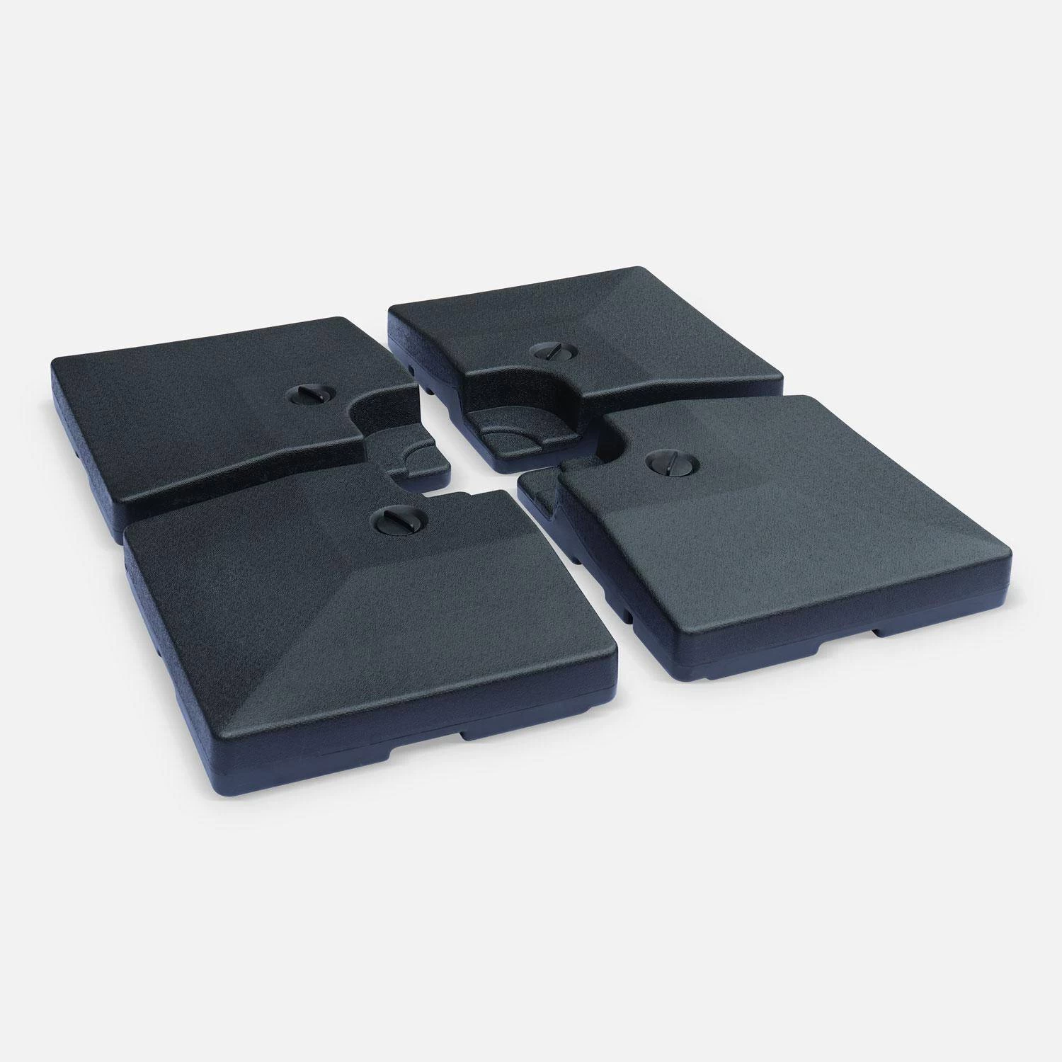 Dalle à Lester Pour Parasol 51x51cm (lot De 4) 4 Dalle à Lester Pour Parasol 51x51cm (lot De 4) – Image 2