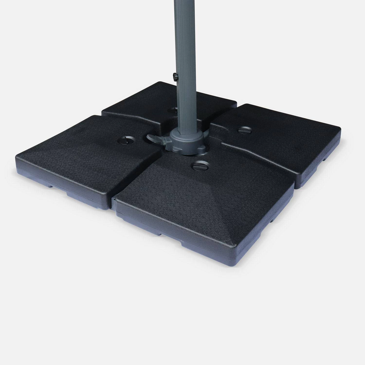 Dalle à Lester Pour Parasol 51x51cm (lot De 4) 3 Dalle à Lester Pour Parasol 51x51cm (lot De 4)