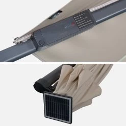 Parasol LED Déporté Rond 3m 16 Parasol LED Déporté Rond 3m -Outdoor Living Soldes hufibled300bg 6985517fb9027dbaae1000f52b31c7e3