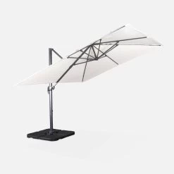 Parasol Déporté Carré 3x3m Couleur : Ecru 15 Parasol Déporté Carré 3x3m Couleur : Ecru -Outdoor Living Soldes hukd3x3ecru 71d4fd8c09ef38c6c1ee061061c44631
