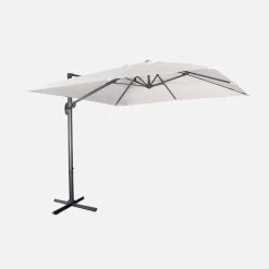Parasol Déporté Carré 3x3m Couleur : Ecru 13 Parasol Déporté Carré 3x3m Couleur : Ecru -Outdoor Living Soldes hukd3x3ecru d29adab13632588dba3961c1a8348c21