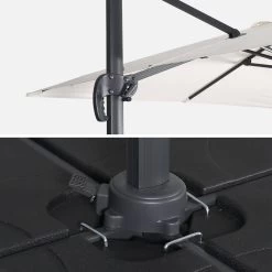 Parasol Déporté Carré 3x3m Couleur : Ecru 17 Parasol Déporté Carré 3x3m Couleur : Ecru -Outdoor Living Soldes hukd3x3ecru dc79f5fc09ed25f3708c5d2514f87ac1