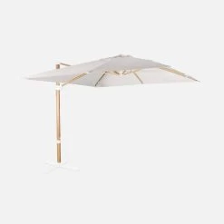 Parasol Déporté Carré 3x3m, Mât Effet Bois Couleur : Ecru 12 Parasol Déporté Carré 3x3m, Mât Effet Bois Couleur : Ecru -Outdoor Living Soldes hukd3x3wdecru 62c4d2a518dedb8a3e2dc4e4f43bcfb3