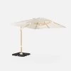 Parasol Déporté Rectangulaire 3x4m, Mât Effet Bois + Dalles à Lester 50x50cm Couleur : Ecru 1 Parasol Déporté Rectangulaire 3x4m, Mât Effet Bois + Dalles à Lester 50x50cm Couleur : Ecru -Outdoor Living Soldes hukd3x4basewdec a1d01b38c9f1d0c056bfb306ce4d107c