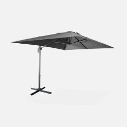 Parasol Déporté Rectangulaire 3x4m Couleur : Gris 13 Parasol Déporté Rectangulaire 3x4m Couleur : Gris -Outdoor Living Soldes hukd3x4gy b511e72d919ac8d5ceac371d6f5367df