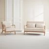 Banquette 2 Places + Fauteuil En Bois Et Tissu Bouclette 1 Banquette 2 Places + Fauteuil En Bois Et Tissu Bouclette -Outdoor Living Soldes iacsca1n2boucl b60e304bfd86132055f2f3de8dfba3cd