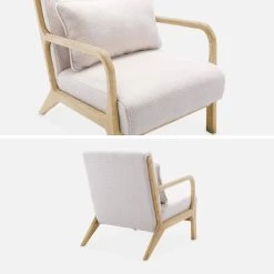 Fauteuil Scandinave En Bois Et Tissu Bouclette 15 Fauteuil Scandinave En Bois Et Tissu Bouclette -Outdoor Living Soldes iacscaboucl 6c20696046282c88646dc6eb49e597d0