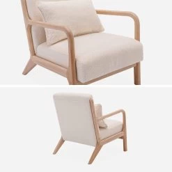 Fauteuil Scandinave En Bois Et Tissu Bouclette Texturée 8 Fauteuil Scandinave En Bois Et Tissu Bouclette Texturée -Outdoor Living Soldes iacscachbc 280da367fa1bf09a6fc3e2387d452095