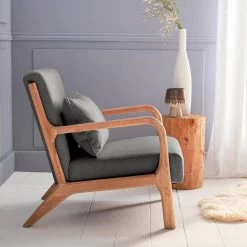 Fauteuil Design En Bois Et Tissu Couleur : Gris Foncé 11 Fauteuil Design En Bois Et Tissu Couleur : Gris Foncé -Outdoor Living Soldes iacscadkgy 4aedd20d8502d7b96944bab9ff7a4ef0