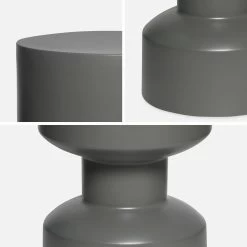 Table D'appoint, Bout De Canapé, Table De Chevet En Métal, Ø30x H 47cm Couleur : Gris Foncé 9 Table D'appoint, Bout De Canapé, Table De Chevet En Métal, Ø30x H 47cm Couleur : Gris Foncé -Outdoor Living Soldes iayastbl30gre f029368db46f062dc2b65f6ac1182d04