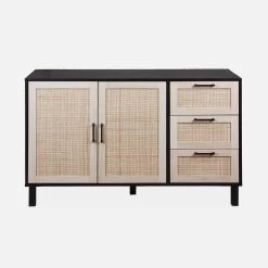 Buffet Scandinave Effet Bois Et Cannage 2 Portes 120 Cm 12 Buffet Scandinave Effet Bois Et Cannage 2 Portes 120 Cm -Outdoor Living Soldes ibcanbuffet c812654171d8f0226d7222e6b96765ae