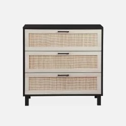 Commode Scandinave Bois Et Cannage 3 Tiroirs 11 Commode Scandinave Bois Et Cannage 3 Tiroirs -Outdoor Living Soldes ibcanchest3d d30a003ebf861811b6363b7cc818a77d