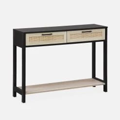 Console Scandinave Effet Bois Et Cannage 10 Console Scandinave Effet Bois Et Cannage -Outdoor Living Soldes ibcanconsole 2be4809812dd746724af24e1e262f4e9