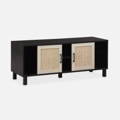 Meuble TV Scandinave Bois Et Cannage 115 Cm 12 Meuble TV Scandinave Bois Et Cannage 115 Cm -Outdoor Living Soldes ibcantvstand 5f76d89aeecce91628d64a8a35b90ce4
