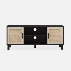 Meuble TV Scandinave Bois Et Cannage 115 Cm 11 Meuble TV Scandinave Bois Et Cannage 115 Cm -Outdoor Living Soldes ibcantvstand b7260569db7b30ea7353cfe46d7958bc