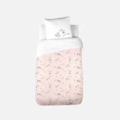 Parure De Lit Réversible 1 Place Imprimé Princesse Et Oiseaux En Polycoton -Outdoor Living Soldes ibedpol140dia 7ef928e94f5919d8146c538695849347