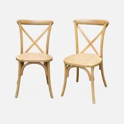 Chaise De Bistrot Vintage Bois (lot De 2) Couleur : Naturel 11 Chaise De Bistrot Vintage Bois (lot De 2) Couleur : Naturel -Outdoor Living Soldes ibelchrx2nat df29a90eba02f00509d8fd336703e8e1