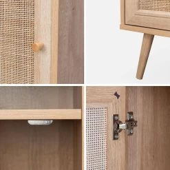 Table De Chevet Scandinave En Cannage (lot De 2) Couleur : Naturel 17 Table De Chevet Scandinave En Cannage (lot De 2) Couleur : Naturel -Outdoor Living Soldes ibobesidex2 bb56c2526853a3a12e7bcf75cf15f691