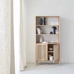 Etagère Bibliothèque Effet Bois Et Cannage, 4 Niveaux 9 Etagère Bibliothèque Effet Bois Et Cannage, 4 Niveaux -Outdoor Living Soldes ibobookshelf d03da261042748e3edc3134670b7f14b