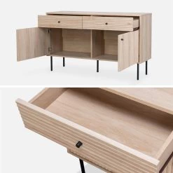 Buffet De Rangement Bois Rainuré 120 Cm 14 Buffet De Rangement Bois Rainuré 120 Cm -Outdoor Living Soldes ibragbuffet 362796cc3ec748a592ebec294465c088