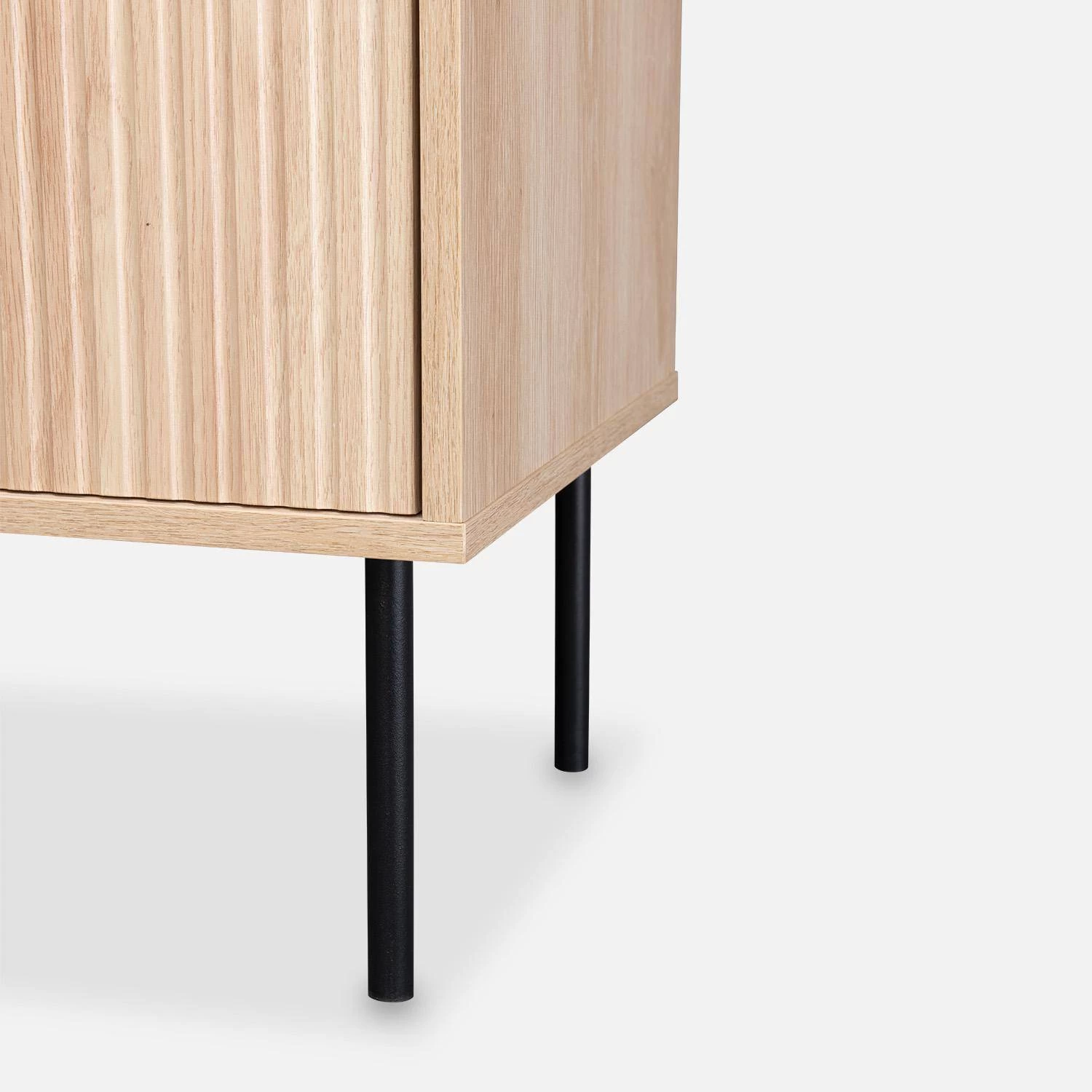 Buffet De Rangement Bois Rainuré 120 Cm 9 Buffet De Rangement Bois Rainuré 120 Cm – Image 7