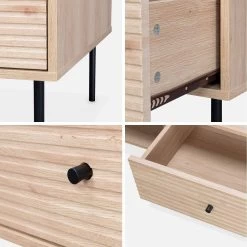 Table Basse Décor Bois Rainuré -Outdoor Living Soldes ibragcoftable 73625a55118ce08c85ad954e6901f783