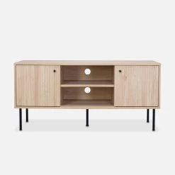 Meuble TV Décor Bois Rainuré 120 Cm 13 Meuble TV Décor Bois Rainuré 120 Cm -Outdoor Living Soldes ibragtvstand 1d5e8af810b3692c5fa5369ad707ed60