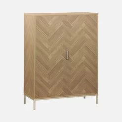 Vaisselier Effet Bois Décor Chevrons 2 Portes -Outdoor Living Soldes ibudcabinet a184b0e1410293244921a1d01511bea7