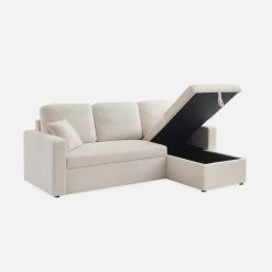 Canapé Convertible 3 Places Bouclettes Blanches -Outdoor Living Soldes iccsofaboucl aa585b634dad6b4c5bf083cfa9bb3d75