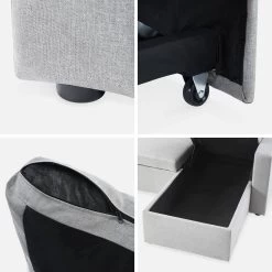 Canapé D'angle Convertible 3 Places Couleur : Gris Clair 22 Canapé D'angle Convertible 3 Places Couleur : Gris Clair -Outdoor Living Soldes iccsofalg 05a0c35423a6988a2880dc8d13273ab9