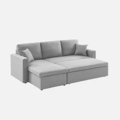 Canapé D'angle Convertible 3 Places Couleur : Gris Clair 21 Canapé D'angle Convertible 3 Places Couleur : Gris Clair -Outdoor Living Soldes iccsofalg ddc997b20dc2bdb07187af207a323d2d