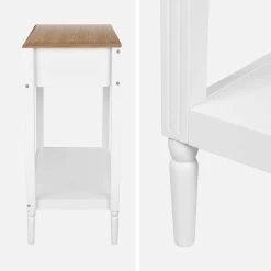 Console Avec 2 Tiroirs, Placage Bois De Frêne 14 Console Avec 2 Tiroirs, Placage Bois De Frêne -Outdoor Living Soldes icelconsole a20108e4e48321441c9e6e45c77d0472