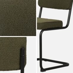 Chaise Cantilever Bouclette Texturée (lot De 2) Couleur : Vert 15 Chaise Cantilever Bouclette Texturée (lot De 2) Couleur : Vert -Outdoor Living Soldes ichrmjbfchgrex2 6554abd0a146d8871ffaae3f0368ee74